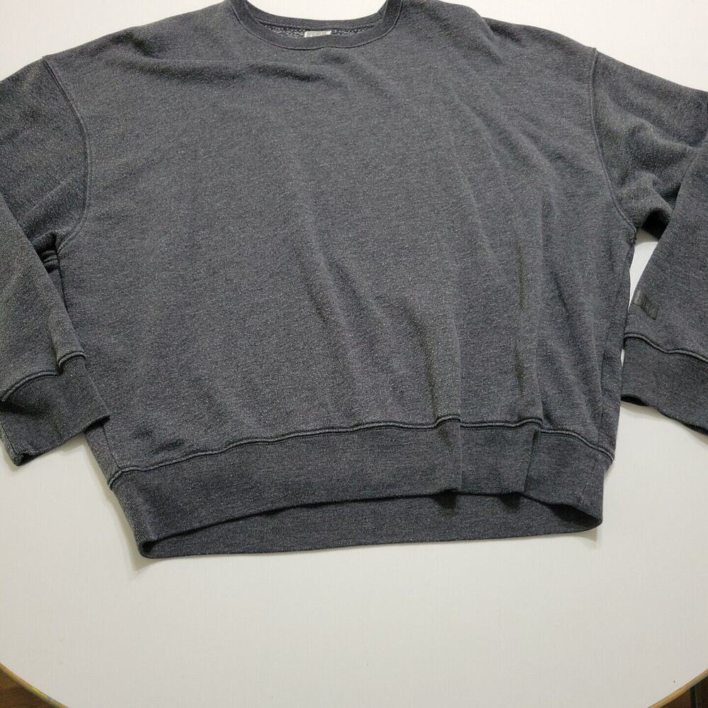 VS Pink Sweater Womens Size Medium Oversized Pullover Gray Comfort Stretch Shirt
